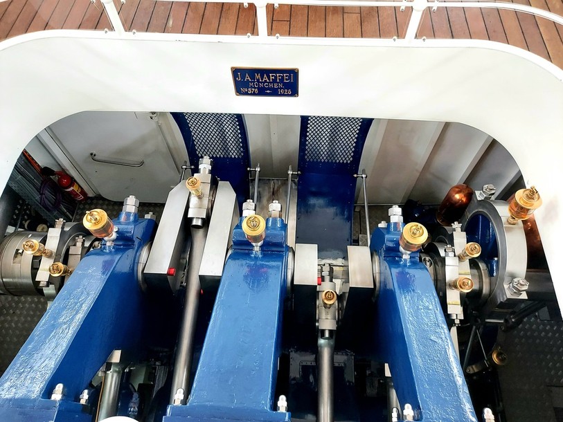Le bateau à vapeur Neuchâtel a connu quelques soucis de machinerie ce printemps. (Photo d'archives)