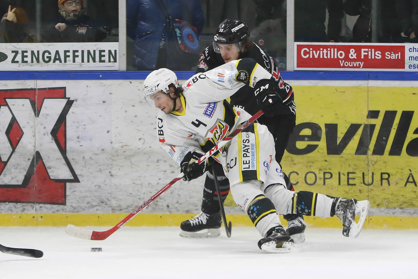 Jonathan Hazen a été le moteur ajoulot sur la glace de Martigny