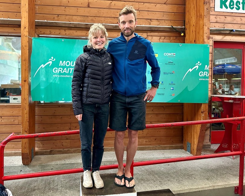Méline Lovis, 2e, et Demian Schaedler, 1er, ont été les meilleurs régionaux sur la courses des Puissants de Moutier-Graitery.