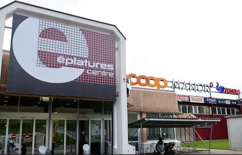 Le Centre commercial des Eplatures. Photo: Google Streetview