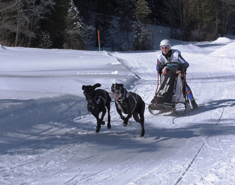 Tymon et Pumba ont mené Séverine Boillat vers la victoire (photo : Valérie Poteau)