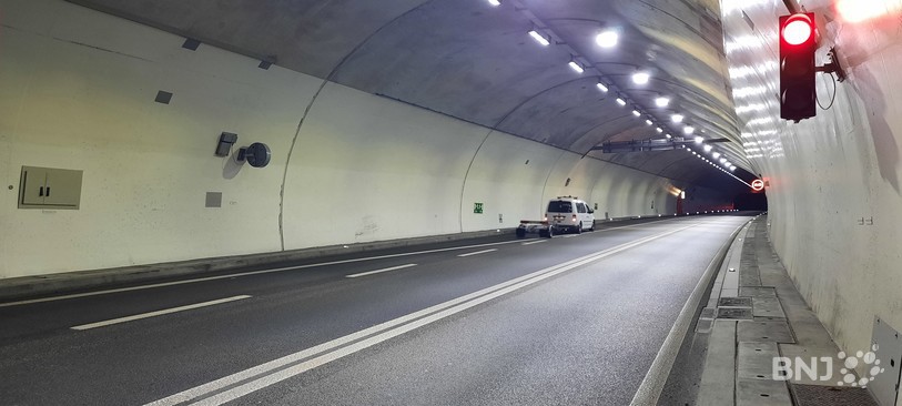 Les travaux de nuit se déroulent régulièrement dans les tunnels sur l'A16.