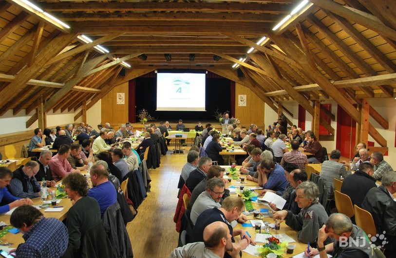 Plus de cent personnes ont assisté à l'assemblée générale de la Chambre d'agriculture du Jura bernois, vendredi à Lamboing