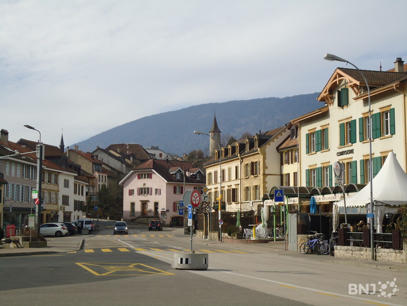 Le centre de Boudry.