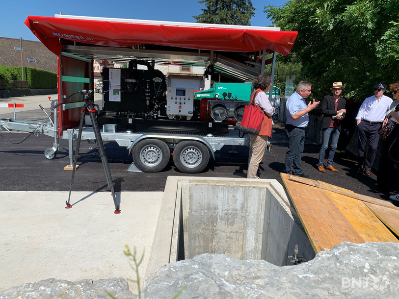 La Commune de Val-de-Travers a acquis deux groupes de pompage mobile pour lutter contre les inondations à Travers.