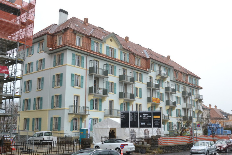 A la rue du Commerce 95 à 99, les immeubles ont été rénovés de fond en comble par la coopérative d'habitation La Renouvelle. Dès septembre, 30 appartements seront mis en location. 