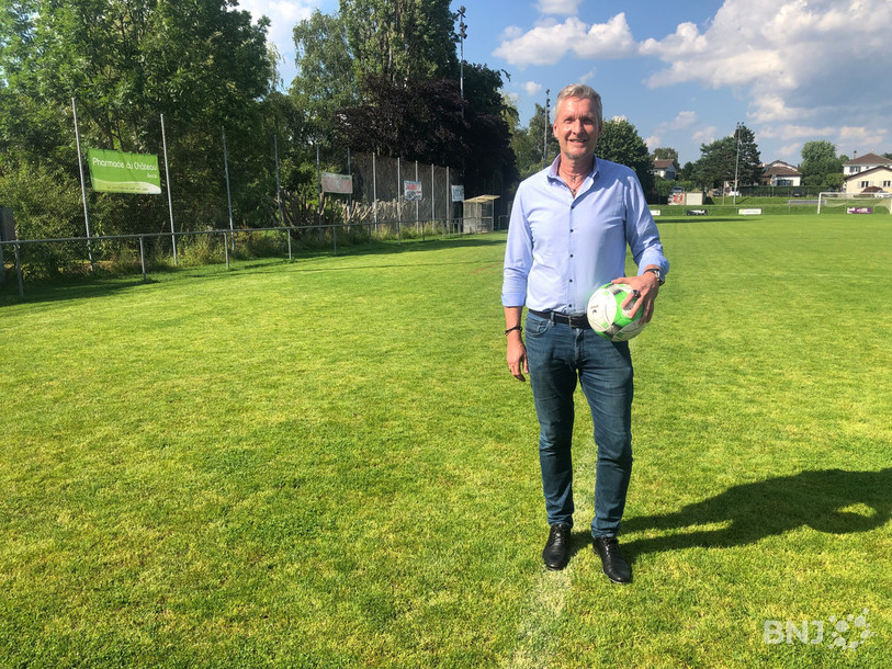 « Sur la route de l'Euro » était en direct du terrain des Murdines ce jeudi avec le président du FC Bevaix, Roger Matthey.