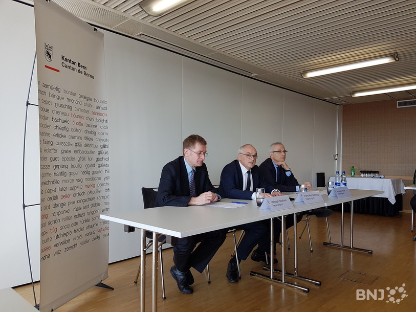 Le gouvernement bernois a tenu une conférence de presse jeudi matin.