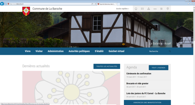 La Baroche, nouveau site internet