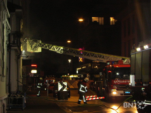 Incendie Bienne rue Karl Neuhaus