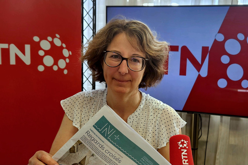 Françoise Küenzi, cheffe du service de la communication à la ville de Neuchâtel, avec le N+ de la semaine.