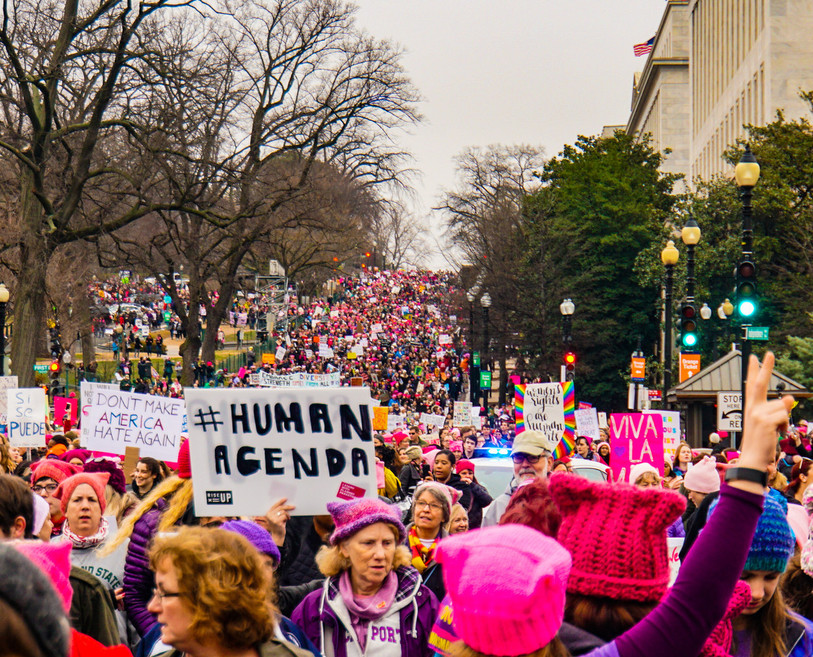La marche des femmes en janvier à Washington