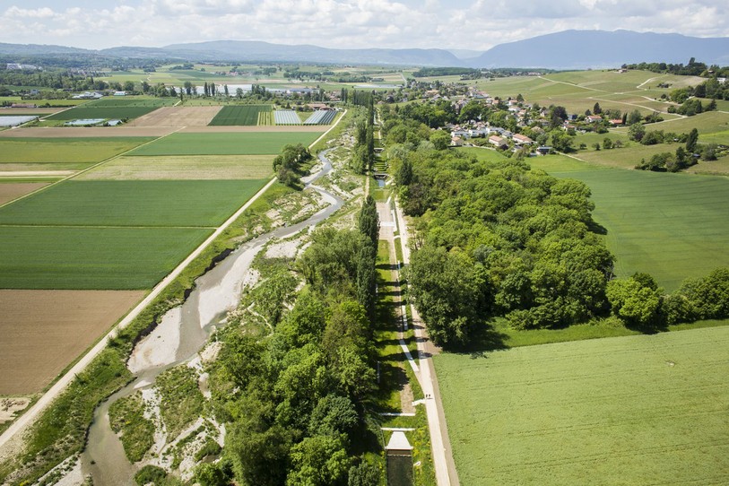 L'Aire dans le canton de Genève (photo: Superpositions / Chironi / Biotec).