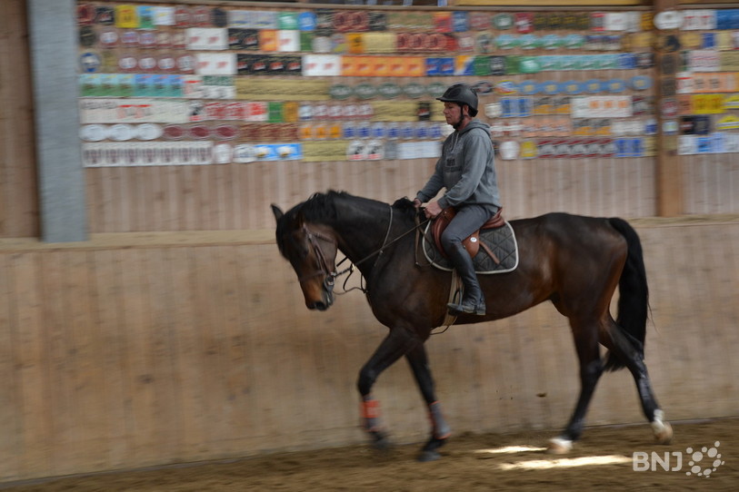 Philippe Studer sur Ballach du Pré Mo