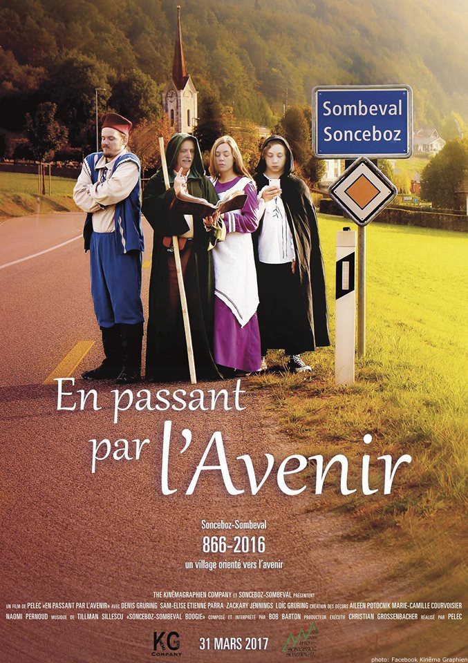 L'affiche du film « En passant par l'Avenir ». (photo: Facebook Kinêma Graphien)