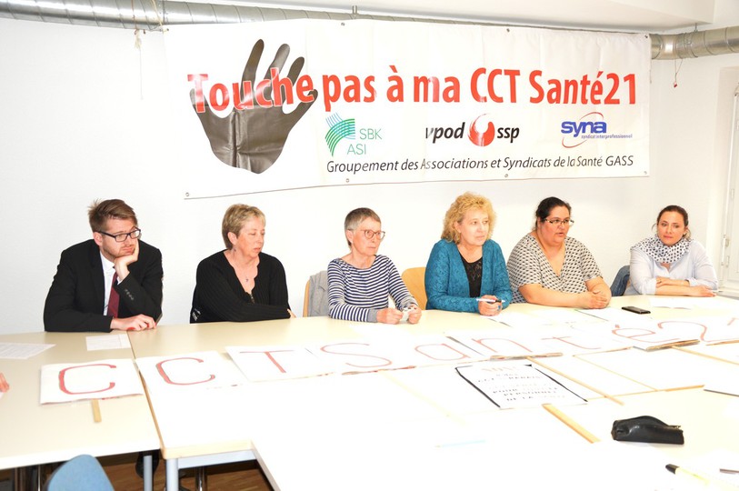 CCT Santé 21, Référendum, syndicats, gauche, Grand Conseil; convention collective