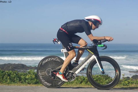 Romain Christe à Port Elizabeth en Afrique du Sud.
