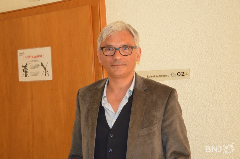 Ludovic Rocchi a sa sortie de la salle d'audience.