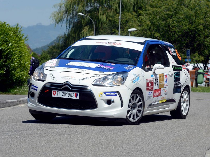 L'équipage Loeffler/Rappaz sur les routes du rallye du Tessin en mai dernier