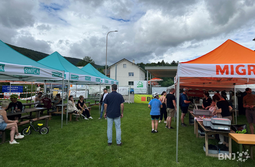 L'aire de Châtillon a accueilli ses premiers clients vers 10h.