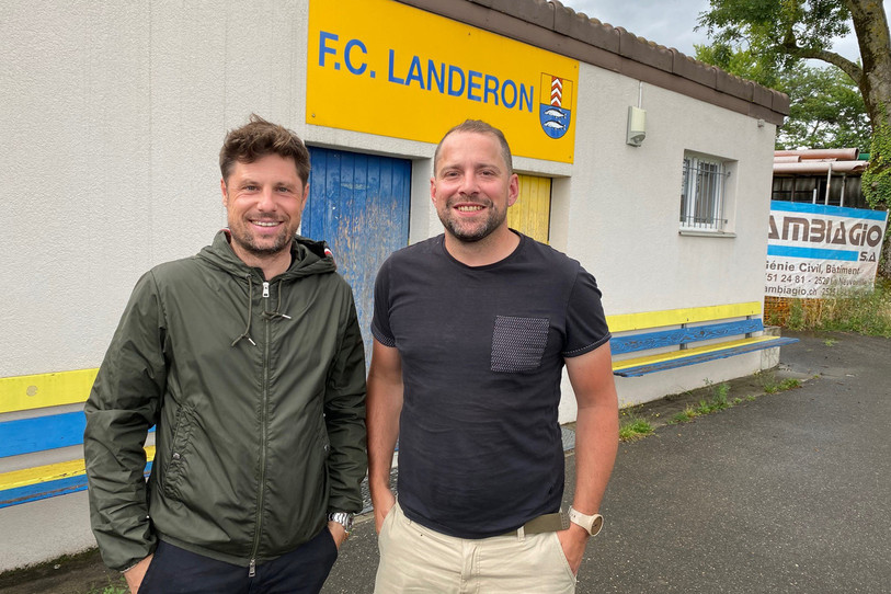 Laurent Walthert (ancien portier de Neuchâtel Xamax) et Lucas Wenger (président du FC Le Landeron) nous accueillent ce mercredi au terrain de l’Ancien Stand, pour notre émission spéciale « Sur la route de l’Euro ».