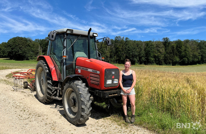 Responsable du dicastère « Productions végétales » à AgriJura, Céline Turberg est aussi à l'heure des moissons.