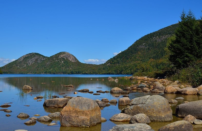 Eau et nature, deux des facettes de l'Acadie. (Photo libre de droits).