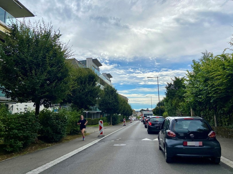L'avenue de la Gare est très fréquentée pendant les travaux.