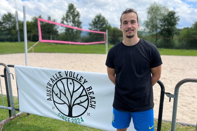 Luc Girardin est le fondateur du premier club jurassien de beach volley.
