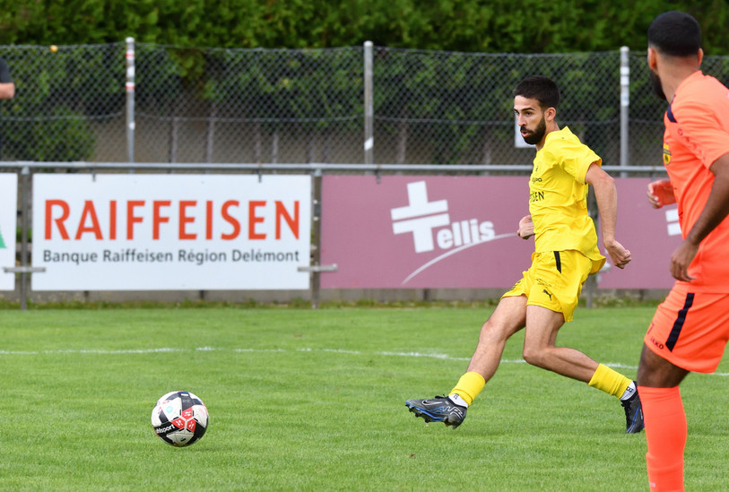 David Neto a inscrit un doublé samedi après-midi pour le FC Bassecourt (photo : Georges Henz).