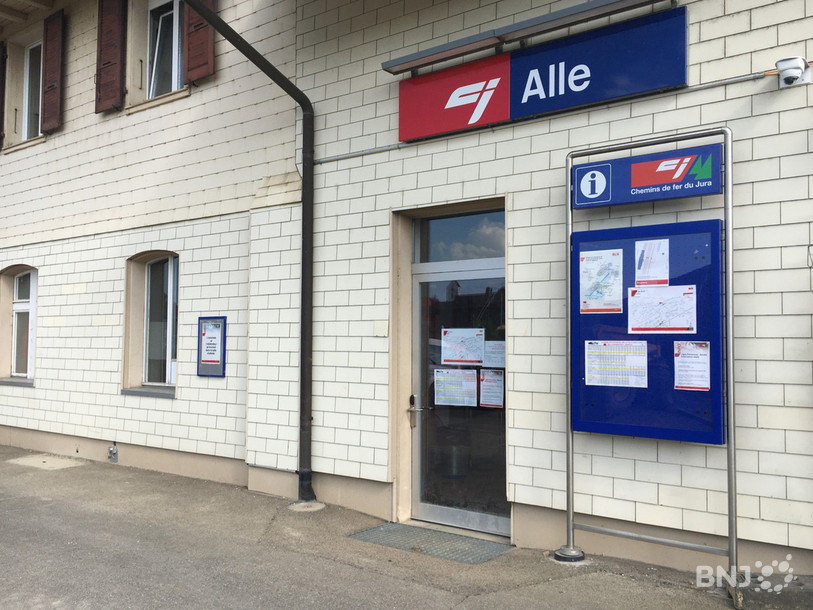 La gare de Alle est fermée jusqu'en octobre. Le guichet, lui, n'ouvrira plus.