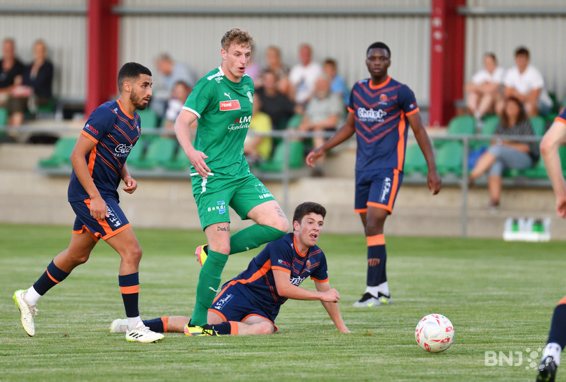 Wayan Ducommun sous ses nouvelles couleurs du FC Courtételle. (Photo : Georges Henz).