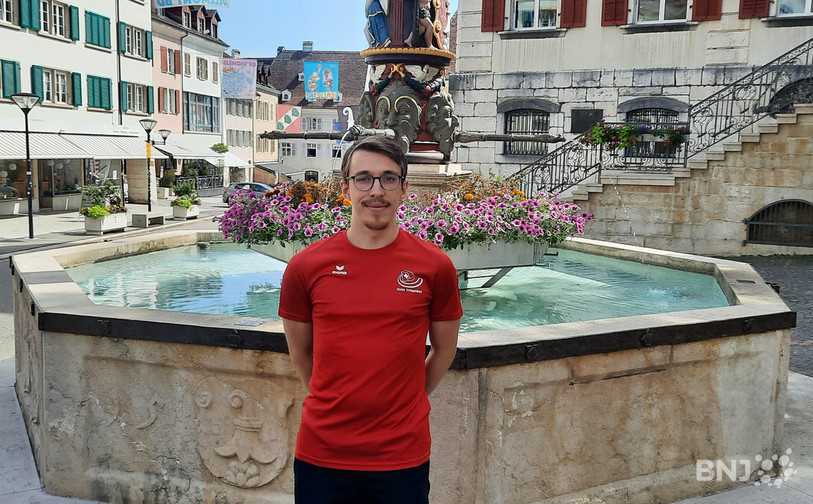Lucas Beck n'a pas réussi avec son équipe à décrocher l'or. (Photo : archives.)