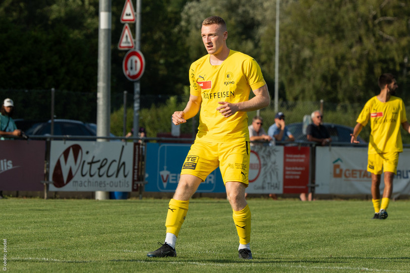 Noël Allemann a permis au FC Bassecourt de décrocher le match nul à Schötz. (Photo : archives/Cédric Prudat).