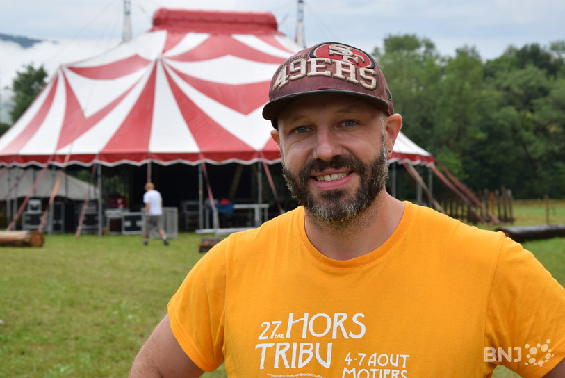 Mickaël Jaton est responsable de la programmation du Hors Tribu depuis 10 ans.
