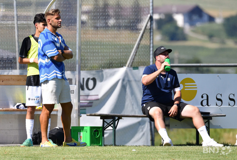 Le FC Courtételle de François Marque (à gauche) n'est pas parvenu à trouver le chemin des filets samedi. (Photo archives : Georges Henz)