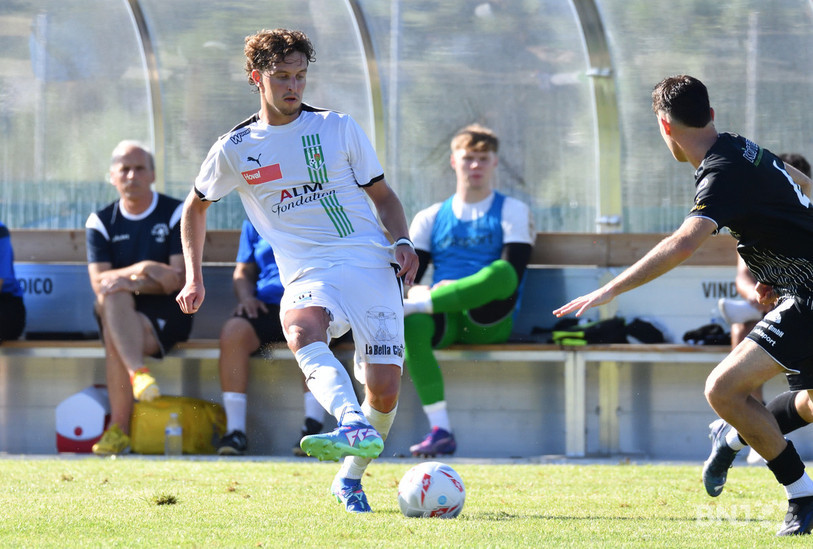 Nathan Ducommun a marqué le but de la victoire pour le FC Courtételle. (Photo d'archives : Georges Henz)