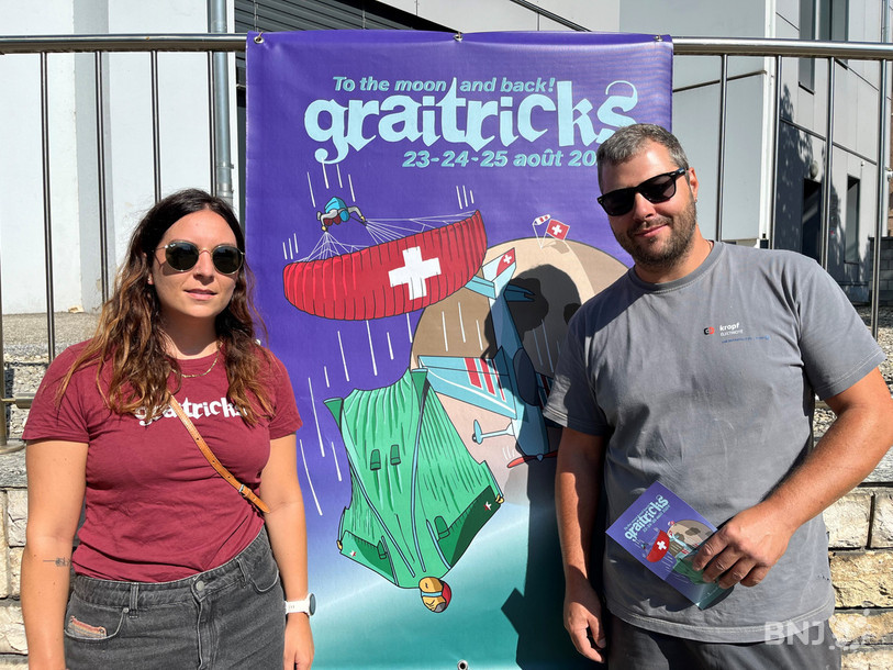Nadia Meier, responsable administrative, et Yannick Althaus, vice-président de l’association Graitricks, ont présenté le programme de cette cuvée 2024, qui s’annonce de haute volée.