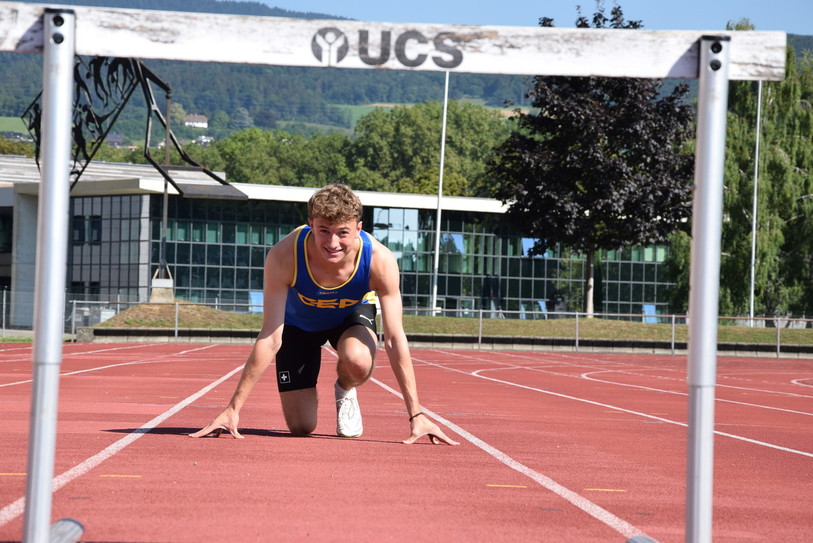 Désormais du côté de Lausanne, Alexis Perroud revient volontiers sur la piste de Colombier quand il en a l'occasion. (Photo : archives)