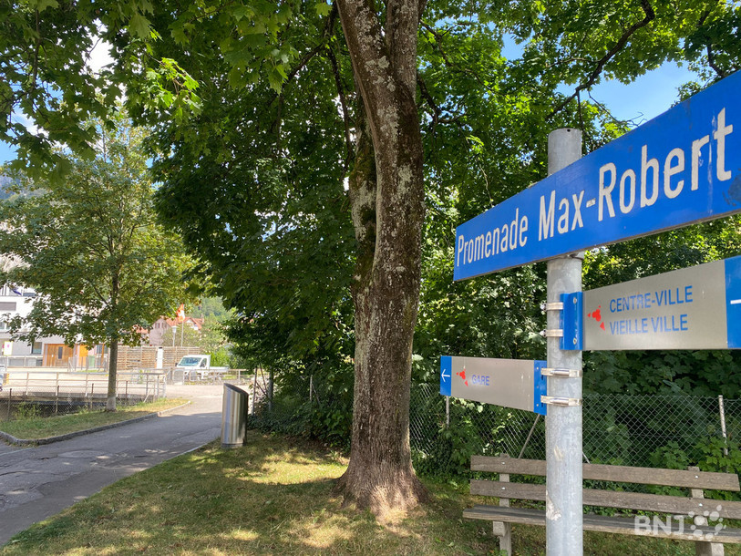 L'altercation a eu lieu le long de la promenade Max-Robert à Moutier. 