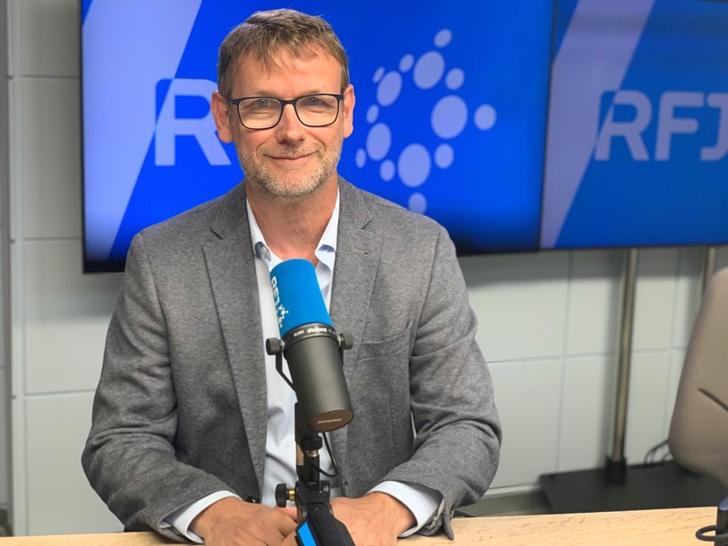 Olivier Dubail, nouveau directeur du Lycée cantonal à Porrentruy, a fait sa rentrée ce lundi.