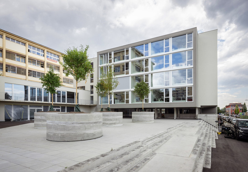 Le nouveau site Tivoli vu de l'extérieur. (Photo : État de Neuchatel).