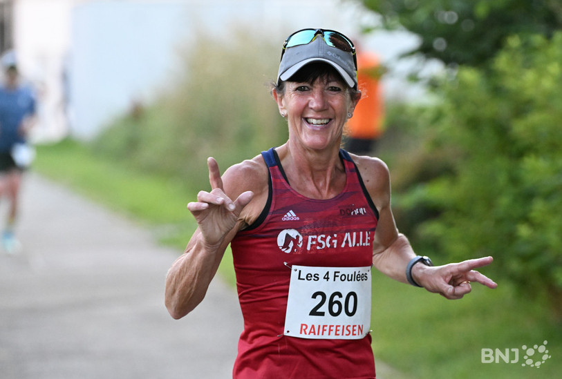 Chantal Pape Juillard s'est imposée chez les dames. (Photo : Georges Henz).