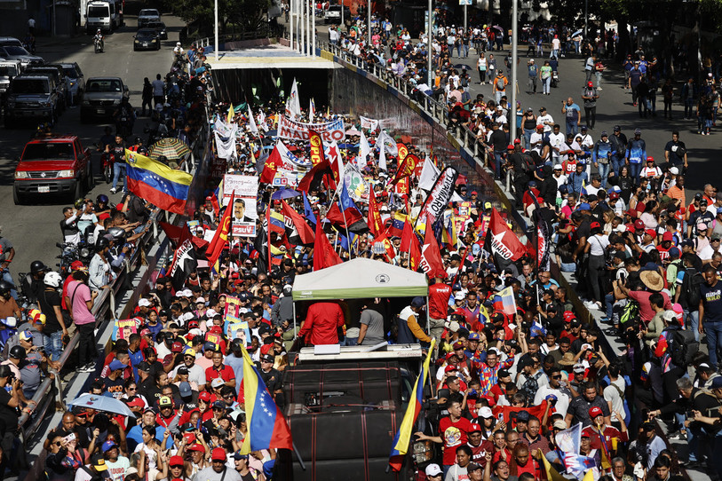 De nombreuses manifestations sont organisées à travers le pays pour protester contre les résultats des élections. (Photo : EPA/MIGUEL GUTIERREZ).