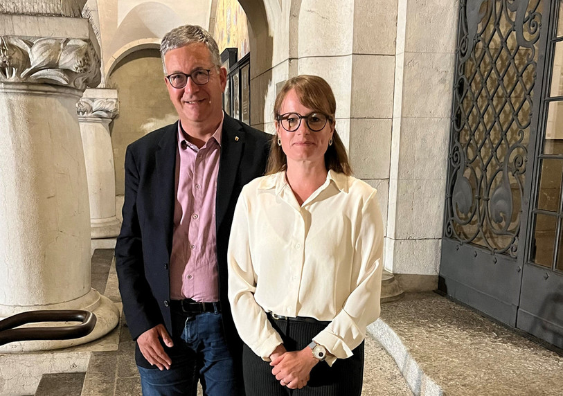 Sarah Fuchs-Rota et Daniel Geiser, nouveaux coprésidents de l'Association des communes neuchâteloises.