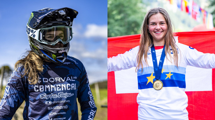 (De g. à d.) : Camille Balanche et Lisa Baumann pensent médaille. (Photos : C. Balanche et Keystone)