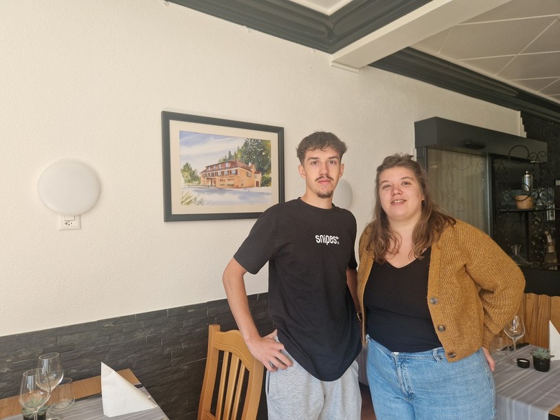 Lucas et Aline Blaser reprennent le restaurant du Crêt de l'Anneau.