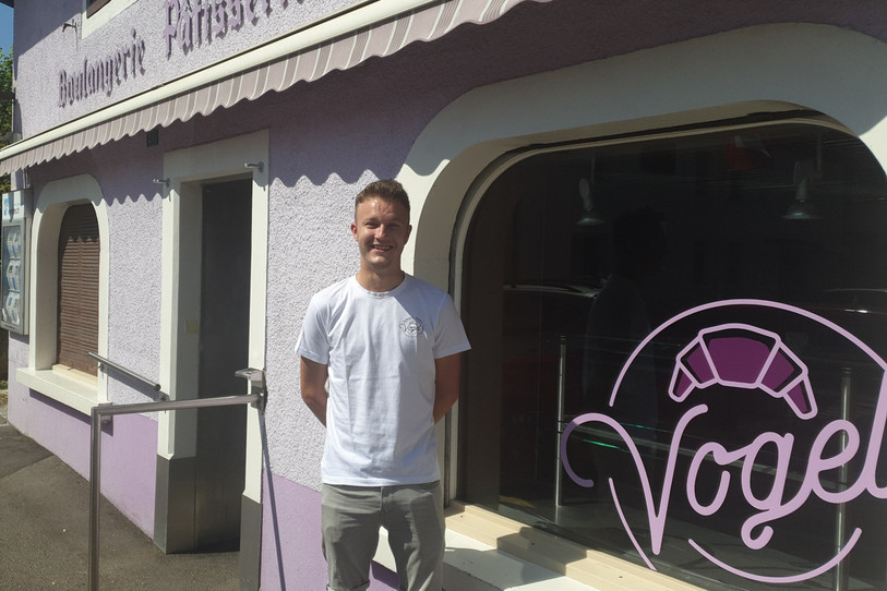 La boulangerie Vogel ouvre ses portes ce lundi pour le grand plaisir de son jeune patron Loïc Vogel.