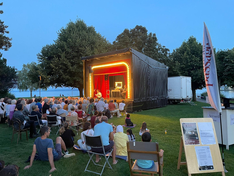 « Les Diablogues » se veut un spectacle itinérant tout public (photo SP: Carole Parodi).