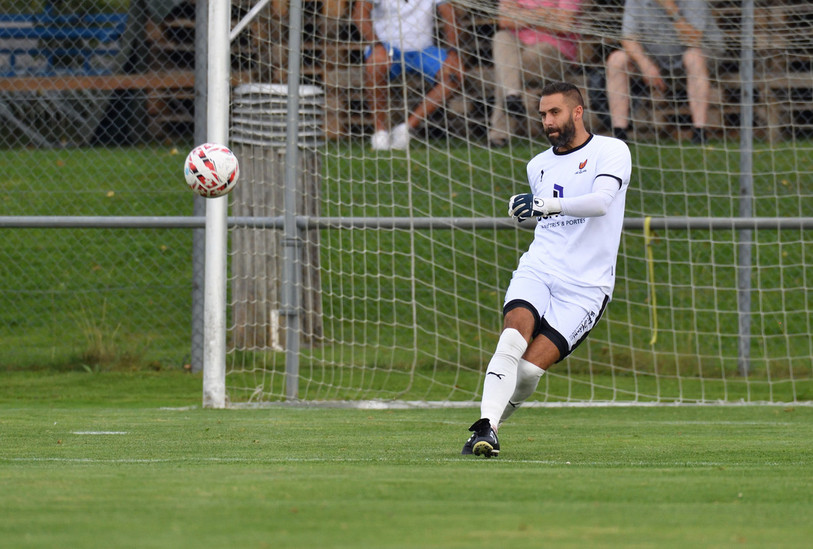 Le gardien du FCAM Alexandre Oudot n'a pas pu aider son équipe à ramener les trois points dimanche. (Photo : archives/Georges Henz).